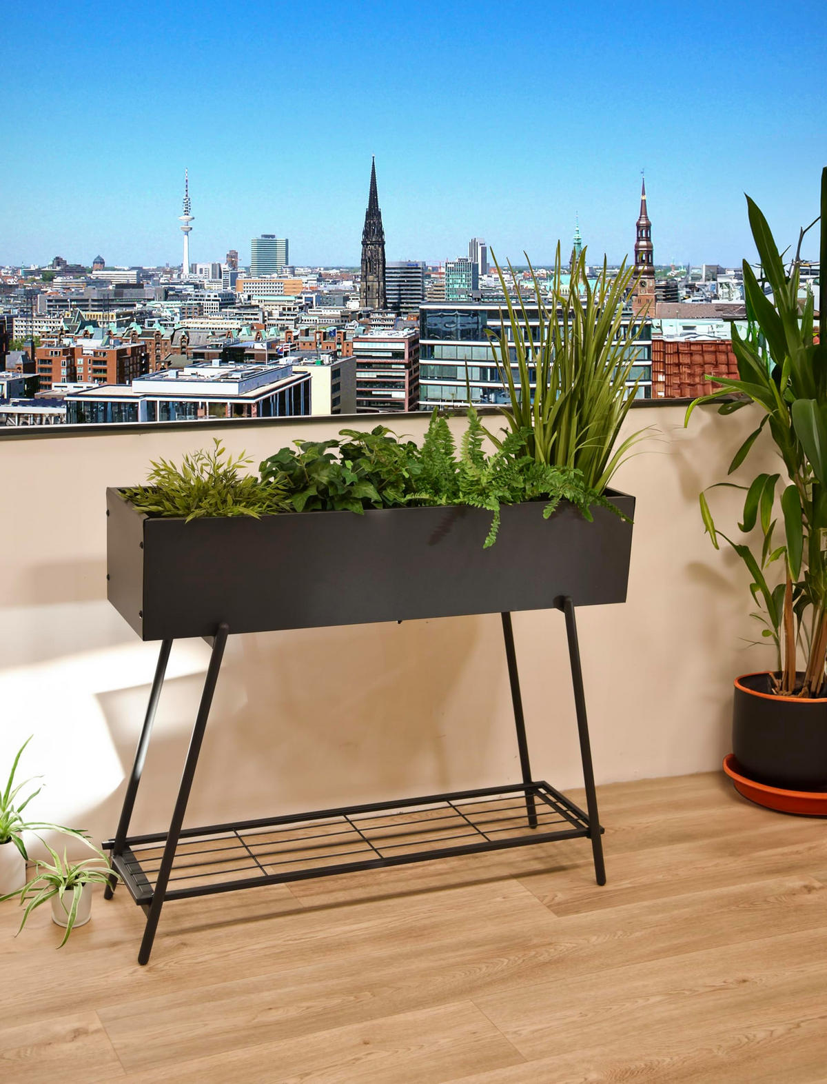 blumenkasten sichtschutz pflanzen Flexi-Design Blumenkasten mit Sichtschutz fr Balkone  Potflex
