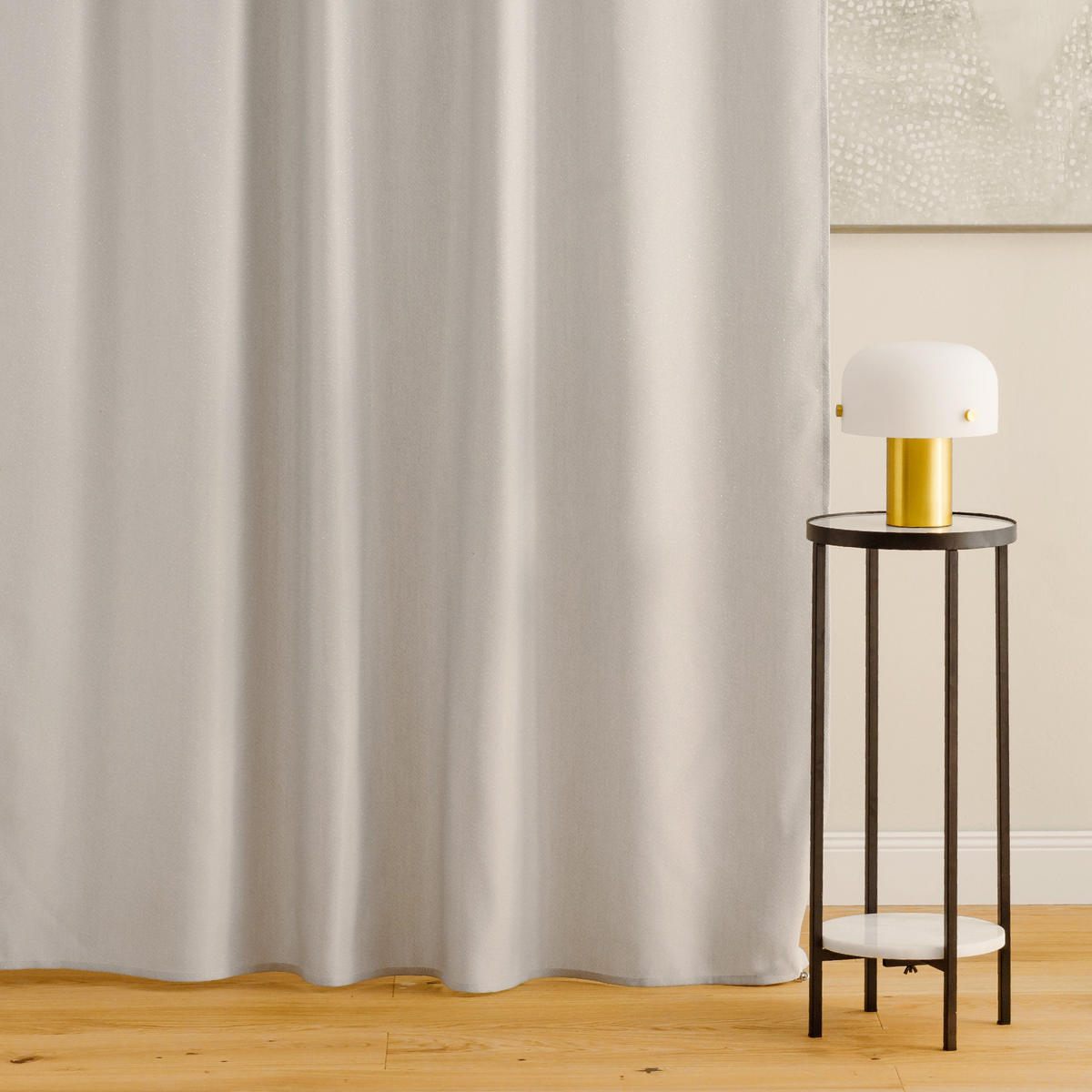 VORHANG Sausa - Grau, Textil (140/1/250cm) - home&you