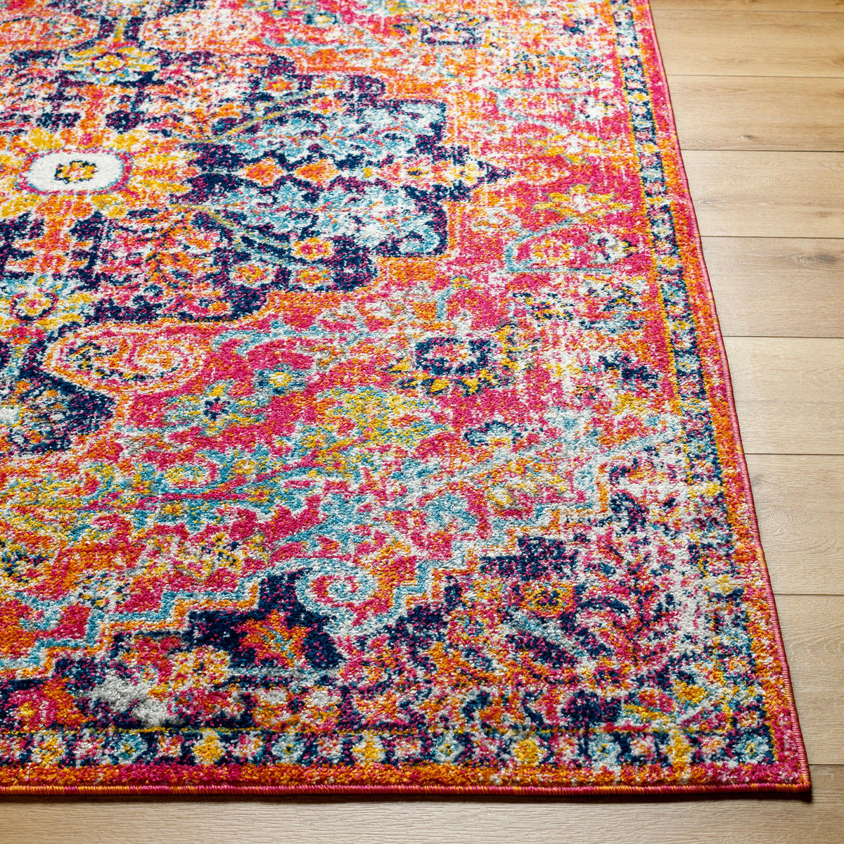 VINTAGE-TEPPICH 120x170 cm Orange - Orange, Textil (120/170cm)