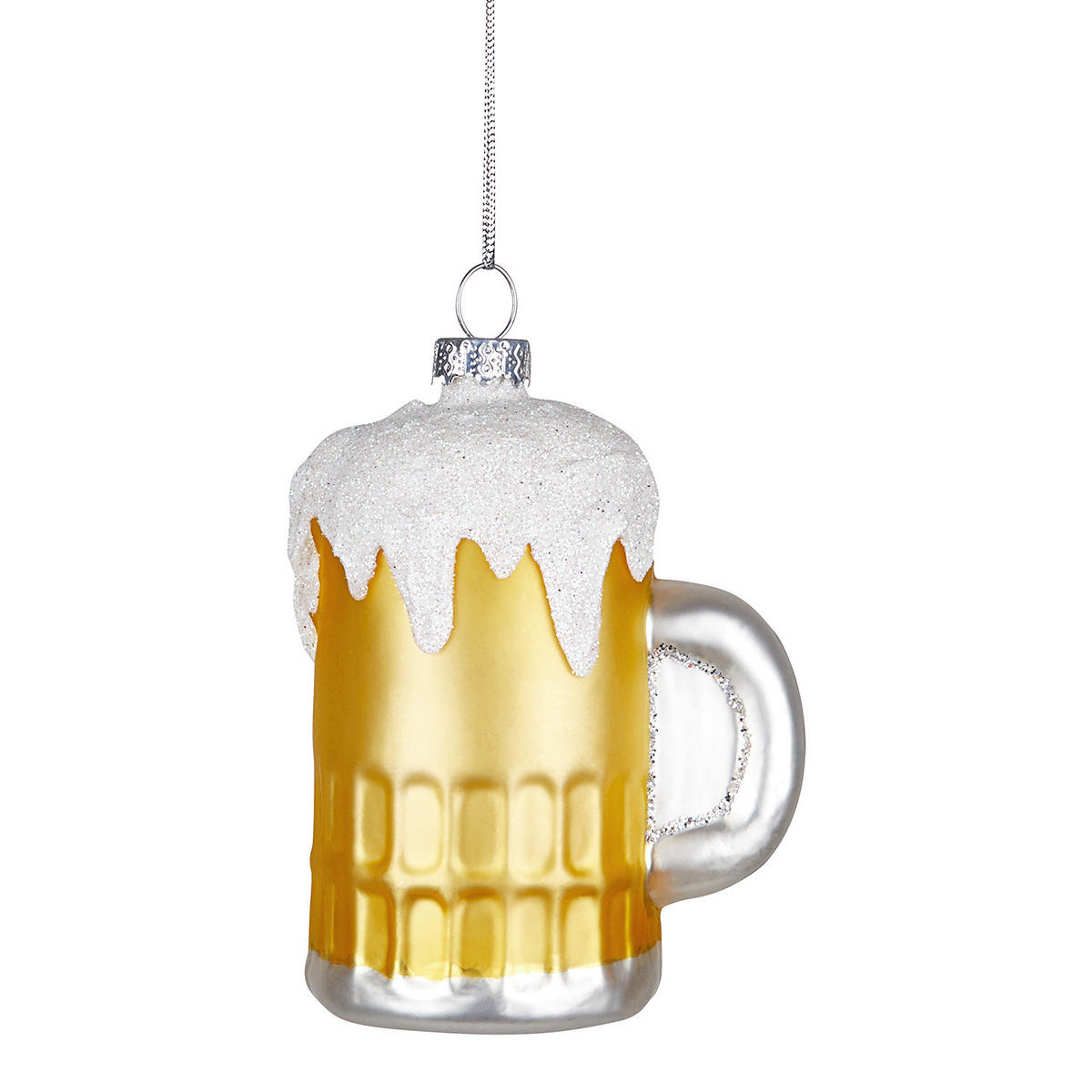 BAUMANHÄNGER Hang On Bierglas - Gelb, Glas (9/10/6cm) - Butlers