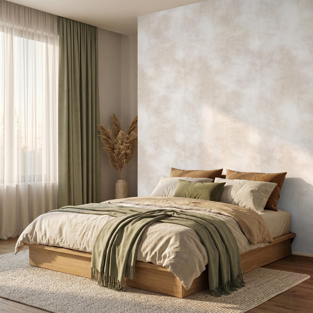 TAPETE - Dezent - Textur - Beige - 220x280 cm - Creme, Papier (220/280cm) - OnlyWow