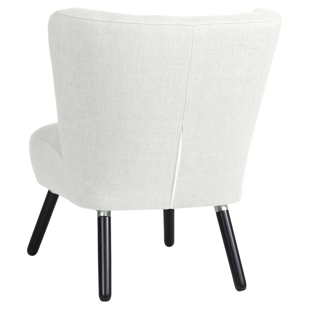SESSEL Kassi Bezug Flachgewebe Buche schwarz / weiß - Weiß, Kunststoff (69/80/68cm) - 58aufmkessel