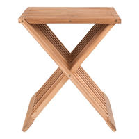 HOCKER Teak - Teakfarben, Holzwerkstoff (40/45/35cm) - ebuy24