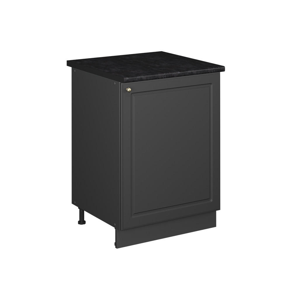 DISKBÄNKSSKÅP Fame-Line, Antracit hus på landet/antracit, 60 cm Antracit, Antracit 82/60/60 cm