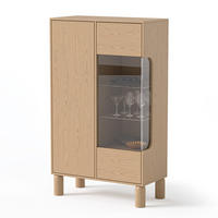 VITRINE SENA 145 cm Eiche Bookmatch - Eichefarben, Eichenholz/Holzwerkstoff (89/145.7/40.5cm) - Idohome