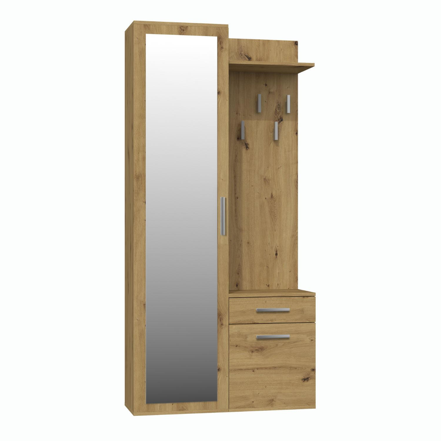 kommodly Garderobenset Eiche 50x180x35 cm