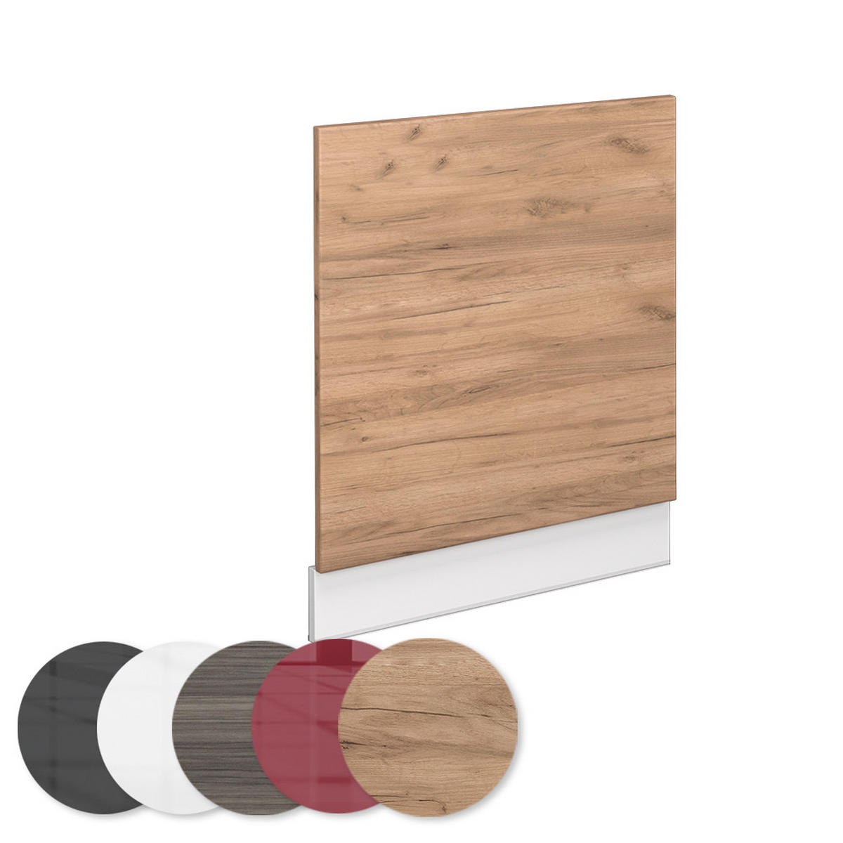 FRONTBLENDE Fame-Line Goldkraft Eiche 60 cm, AP Marmor - Honigeiche/Eiche Wotan, Holzwerkstoff (60/67.4/1.6cm) - Vicco