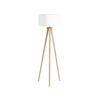 STEHLAMPE Nitra 45/45/142 cm - Weiß, Holz (45/45/142cm) - Beliani