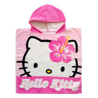BADEPONCHO Hello Kitty Rosa 50 x 100 cm - Rosa, Textil (Einheitsgrößenull) - Hello Kitty