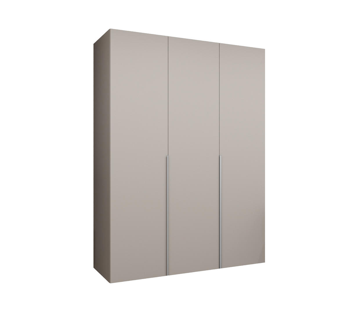 DREHTÜRENSCHRANK 202/150/52 3-türig - Kaschmir, Holz (150/202/52cm) - Abiks Möbel