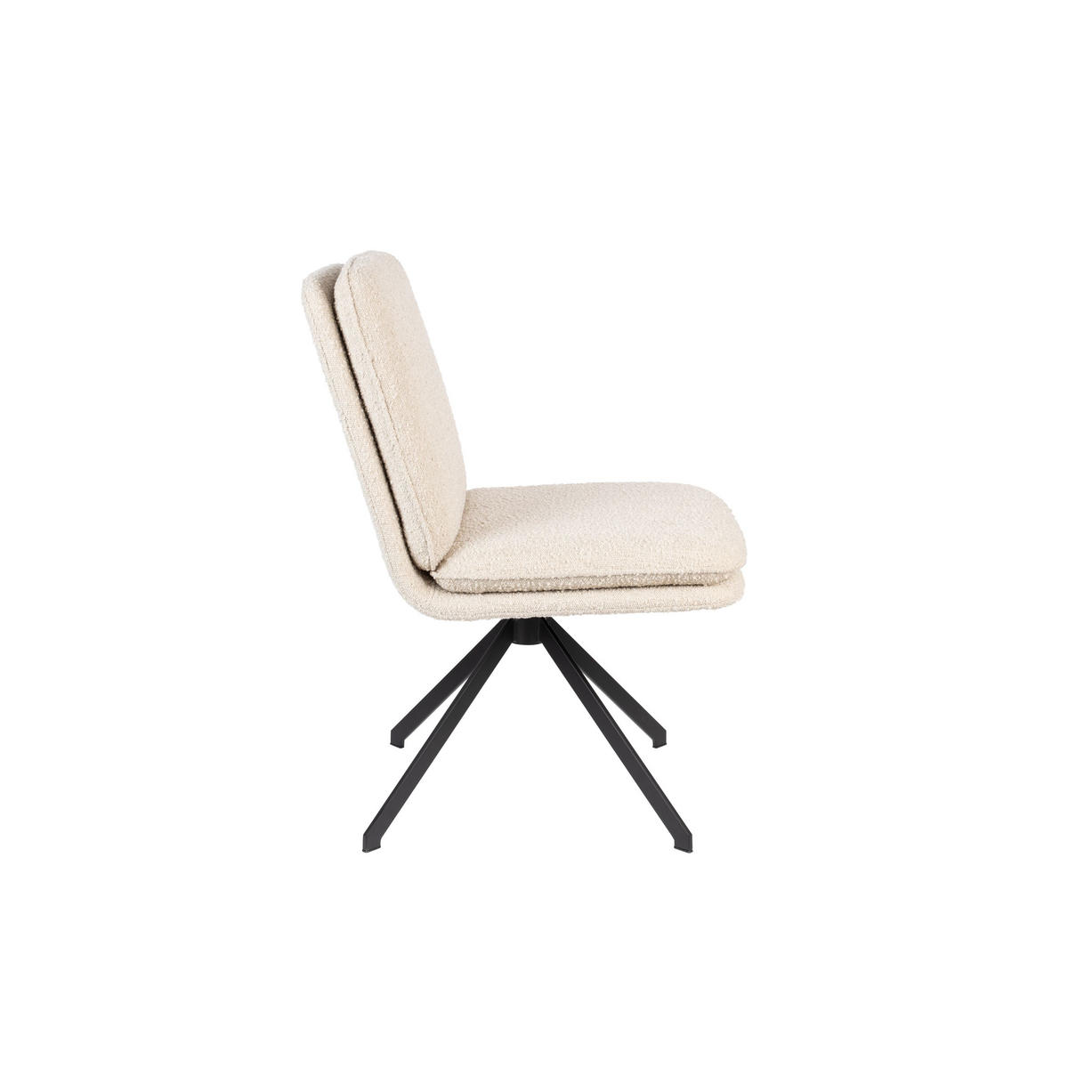 ESSZIMMERSTUHL Tyler - 2 er Set - Weiß, Textil (47.5/84.5/64cm) - Zuiver