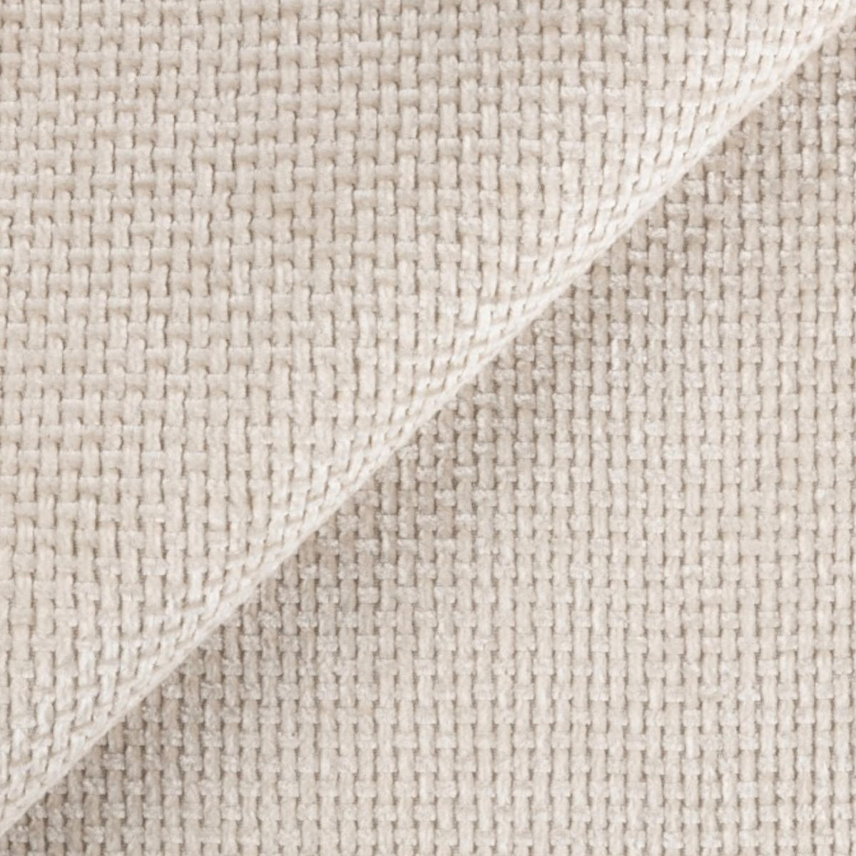 ECKSOFA im Scandi-Stil, Schlaffunktion, Bettkasten B268/T175/H86 cm, Ottomane rechts, Liegefl. 128x209 cm, Bouclé Chenille Stoff in Beige / 21013 - Eichefarben/Beige, Holz/Textil (268/175cm) - luma-home