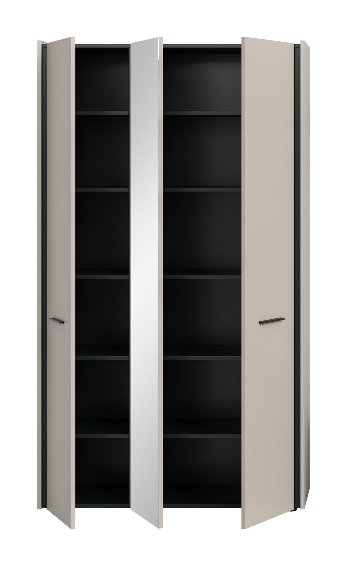 GARDEROBENSCHRANK EMIL (B/H/T: ca. 107/190/37 cm) in Kaschmir/Kaschmir - Kaschmir, Holzwerkstoff (107/190/37cm)