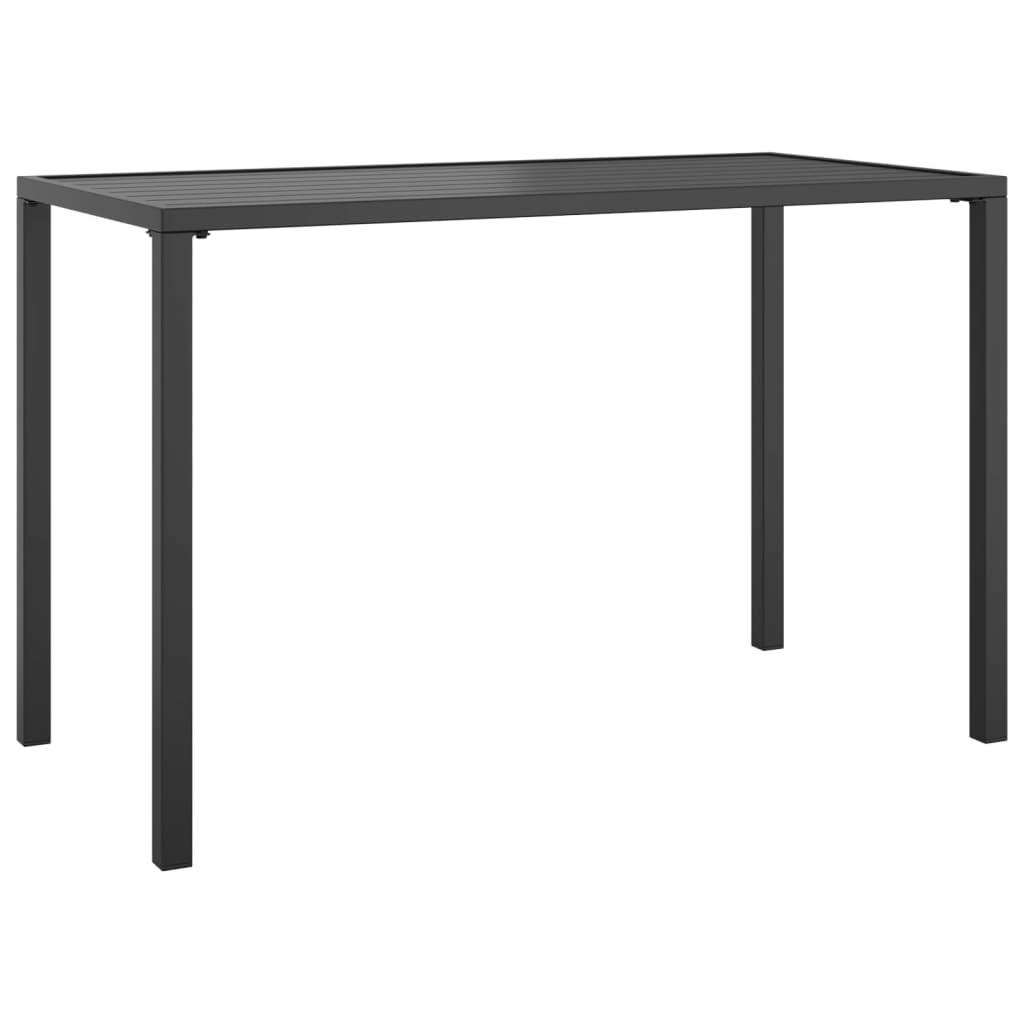 vidaXL Garten-Esstisch Anthrazit 54x70x110 cm