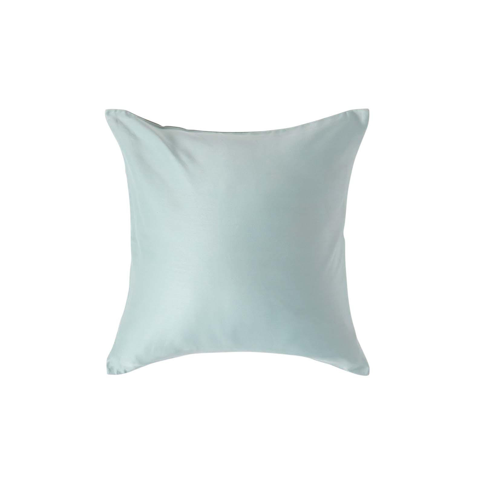 Homescapes Bio-Kissenbezug Hellblau 40x40 cm