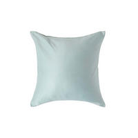 BIO-KISSENBEZUG Satin, Fadendichte 400 - Hellblau, Textil (40/40cm) - Homescapes