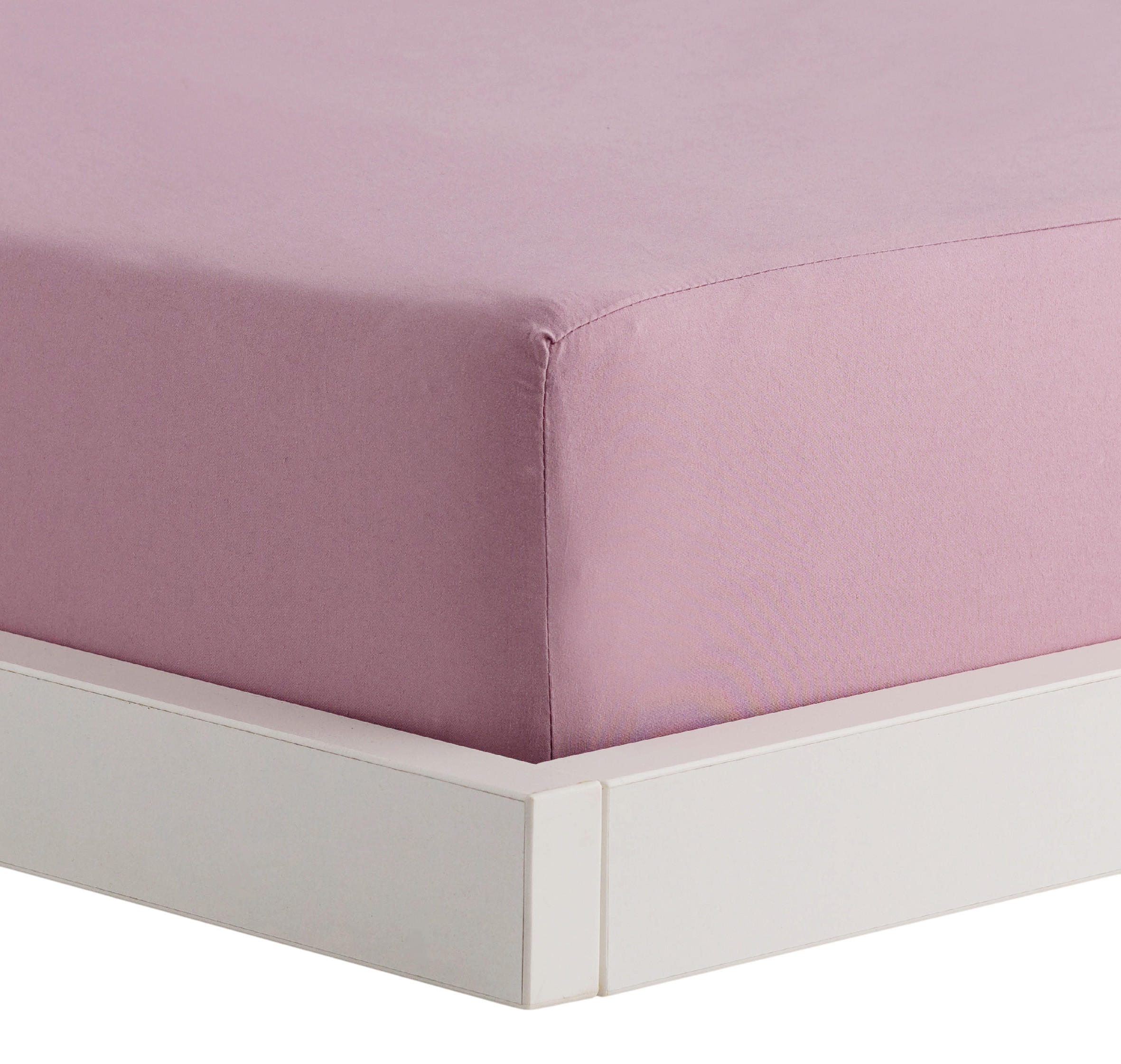 SPANNBETTTUCH Elastico - Rosa, Textil (160/200cm) - home&you