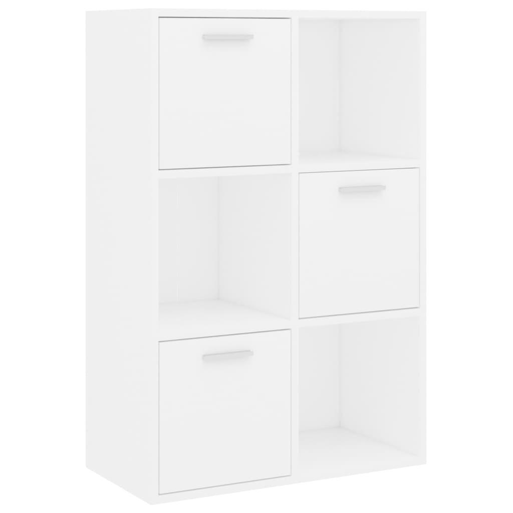 vidaXL Bücheschrank Weiß 60x90x29.5 cm