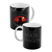 KAFFEEBECHER House of the Dragon Dragon Eye Schwarz 320 ml - Schwarz, Keramik (0.32L) - Game of Thrones