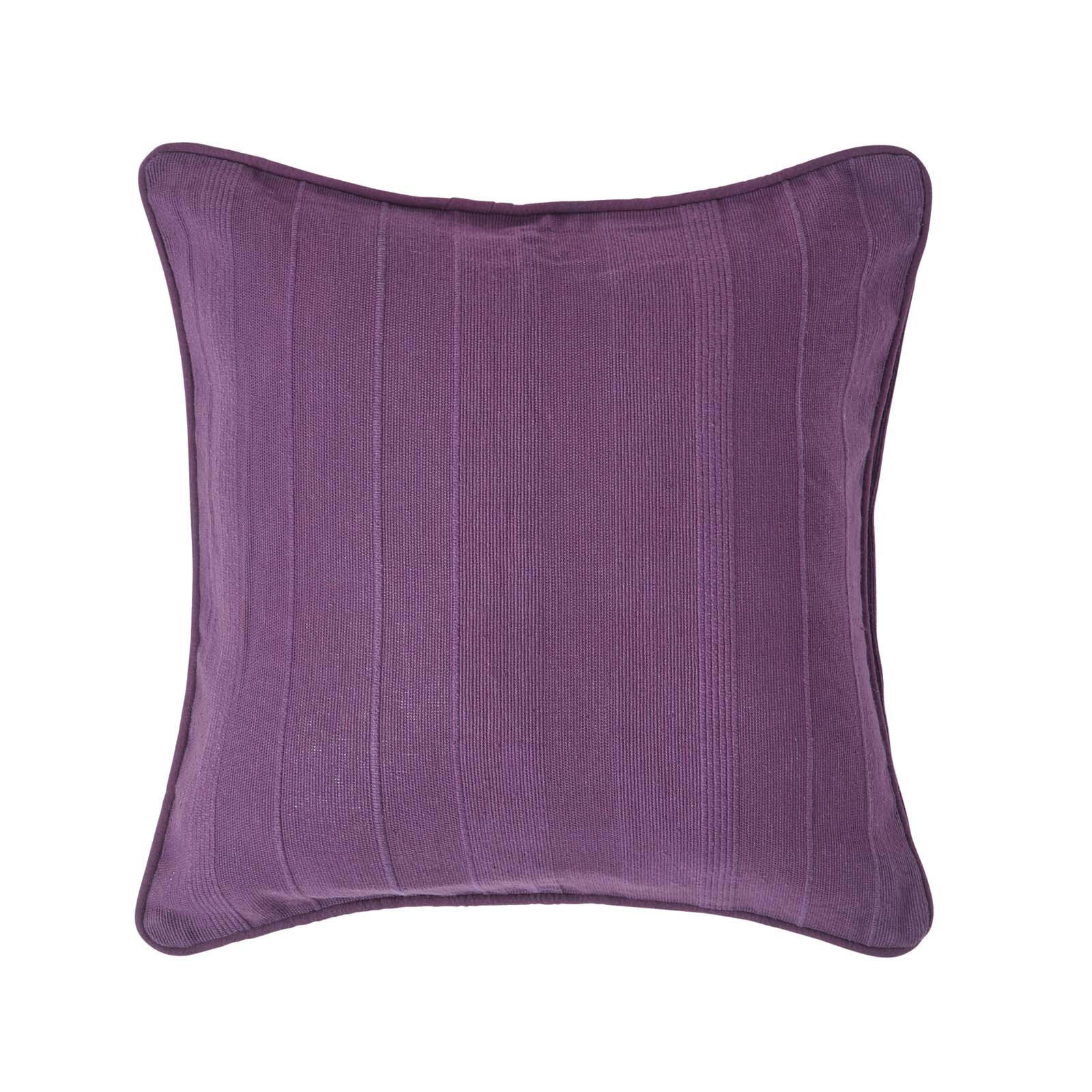 KISSENHÜLLE Rajput 45/45 cm, 100% Baumwolle - Lila, Textil (45/45cm) - Homescapes