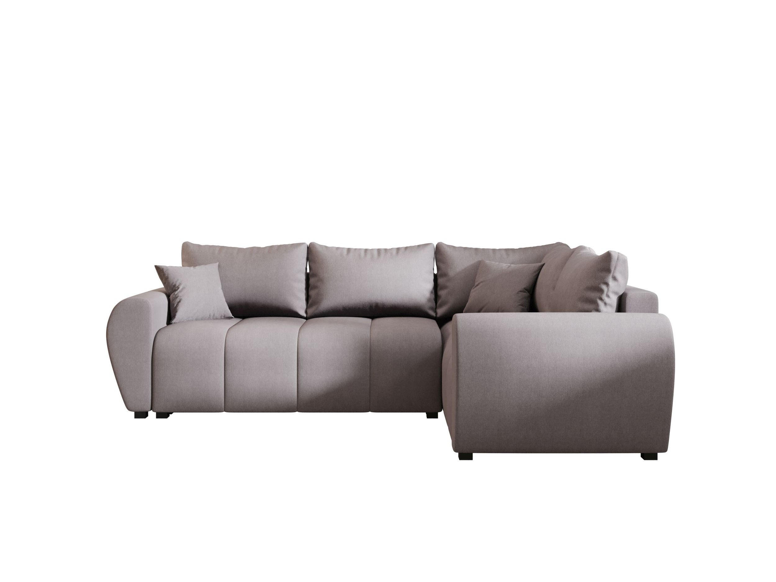 ECKSOFA MOLISA L PLUS Cosmic 160 Rechts mit Schlaffunktion - Grau, Textil (235/175cm) - Bedante