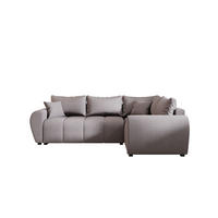 ECKSOFA MOLISA L PLUS Cosmic 160 Rechts mit Schlaffunktion - Grau, Textil (235/175cm) - Bedante