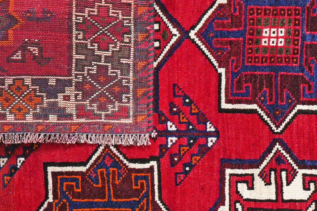 ORIENTTEPPICH handgeknüpft Gashgai Rot 242/157 cm Schurwolle - Rot, Textil (157/242cm) - Looma