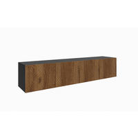 TV-SCHRANK KLER - Wildeiche/Schwarz, Holzwerkstoff (200/41/40cm) - Meblini