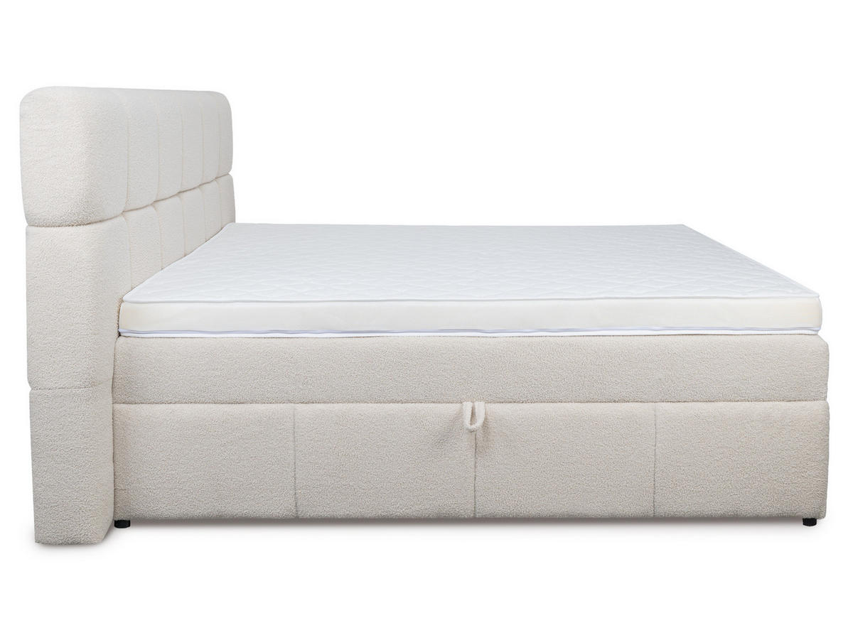 BOXBETT Mava hellbeige 180/200 cm - Beige, Textil (180/200cm) - wonello