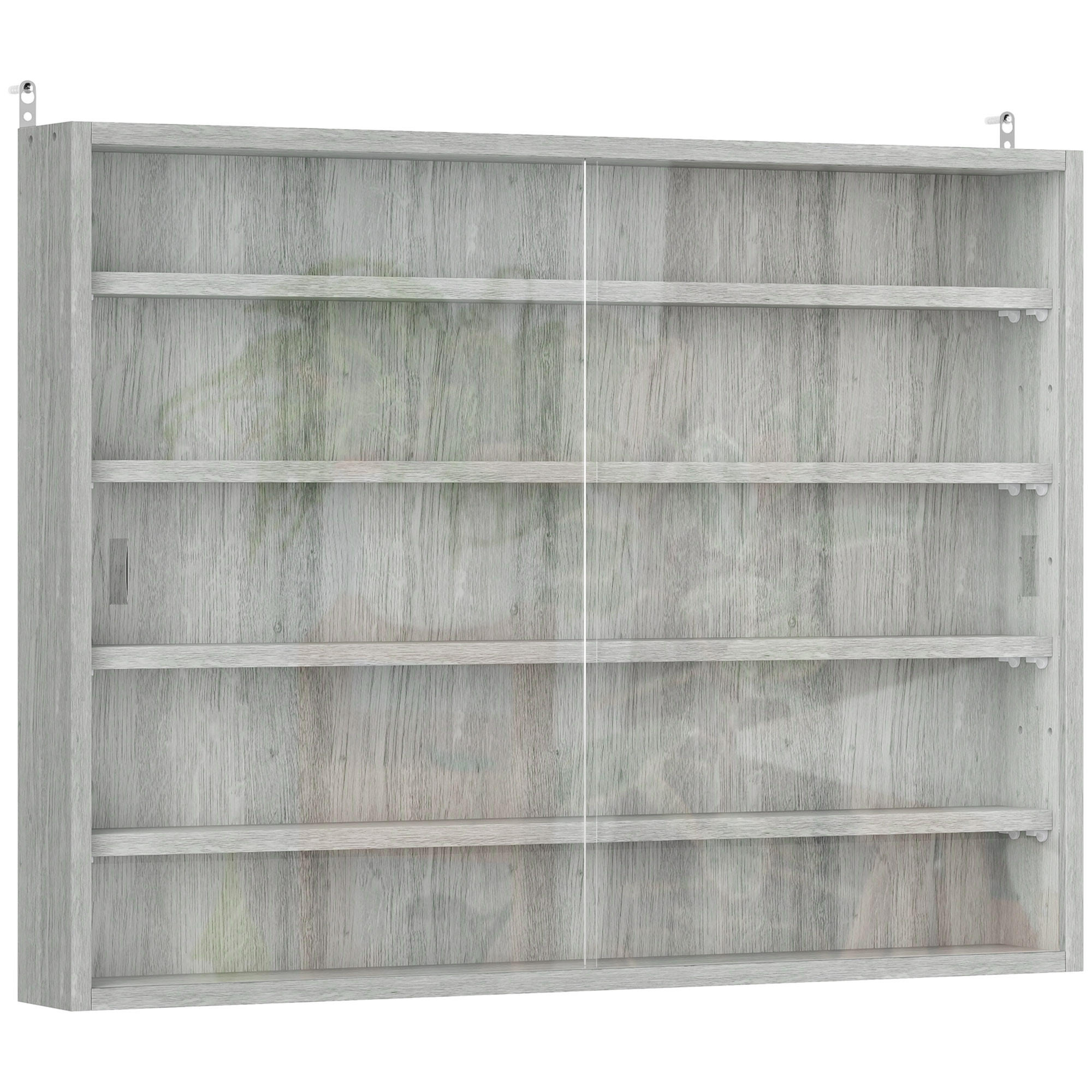 BÜCHERREGAL 80/9,5/60 cm Grau - Grau, Karton (80.01/59.69/9.53cm)