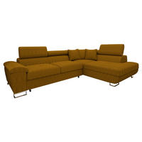 ECKSOFA Cotere Cord, Seite: Rechts - Bronzefarben, Holz/Textil (270/202cm) - MIRJAN24