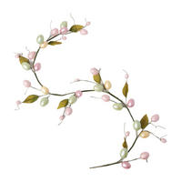 OSTERDEKO Girlande mit Ostereiern, 140 cm - Multicolor, Kunststoff (13/140/140cm) - Homescapes