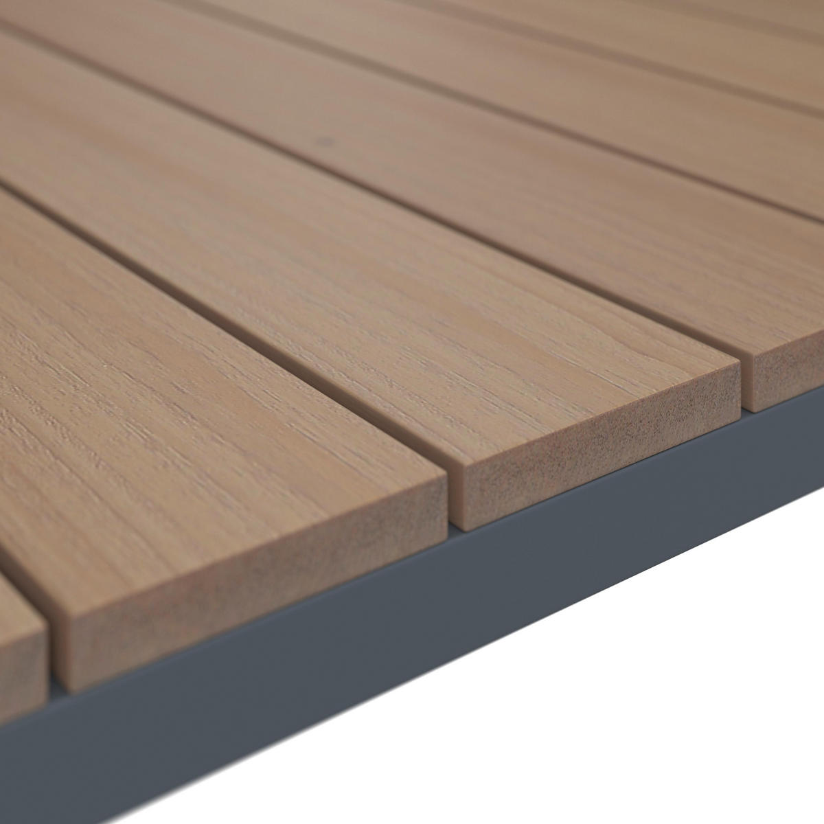 LOUNGEGARNITUR Chiara Grün Outdoorstoff/Metall +Abdeckung - Hellgrau, Metall - Bessagi Garden