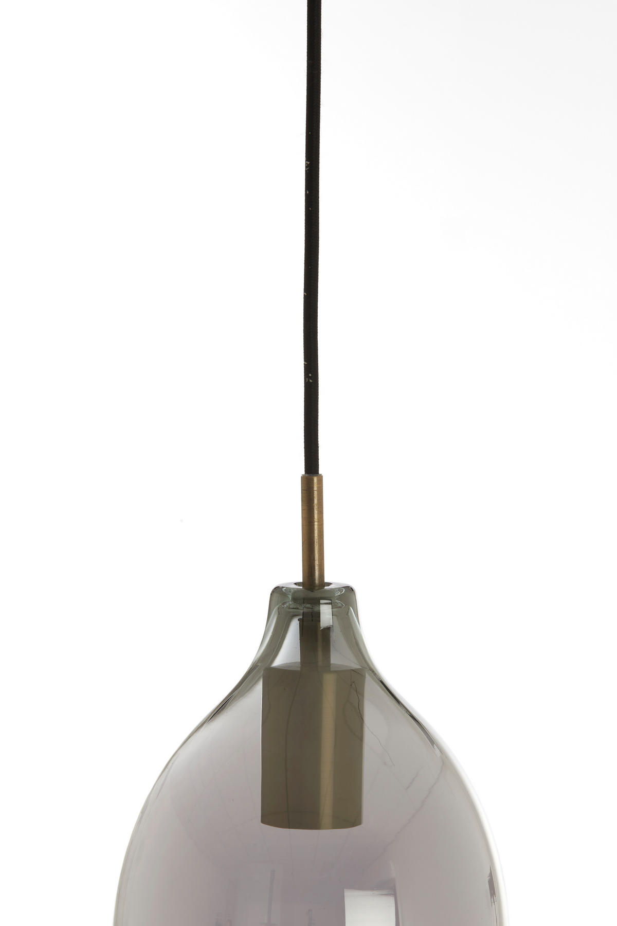 HÄNGELAMPE Lukaro Grau Ø45/36 cm - Grau, Glas (45/45/36cm) - Light & Living