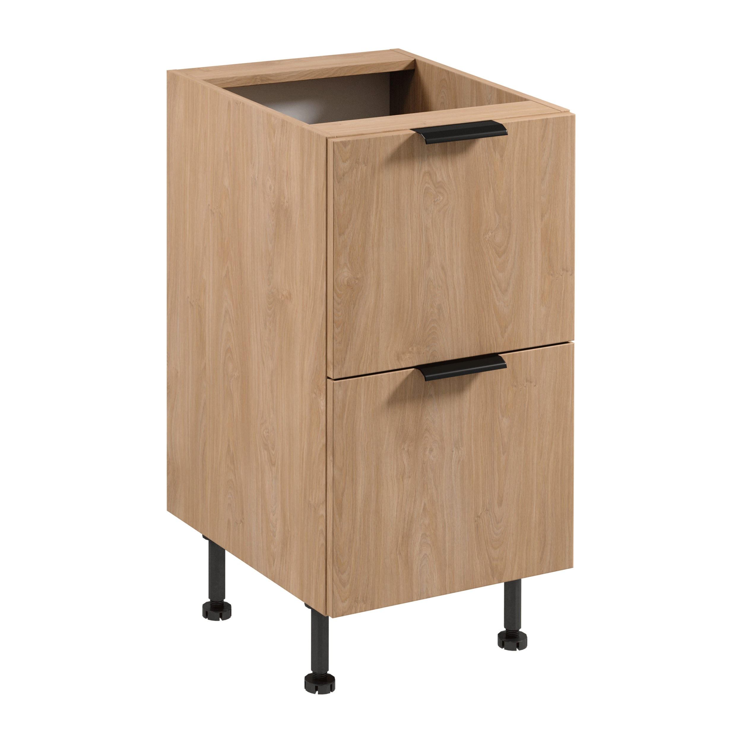 UNTERSCHRANK D45S2 AX – Sorento – Sonoma Eiche - Sonoma Eiche, Holzwerkstoff (45/87/52cm) - ROYAL24_MARKT