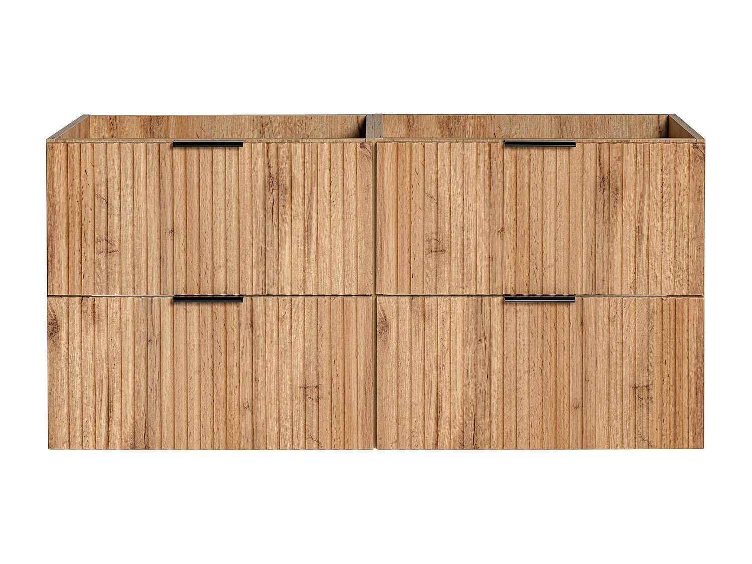 WASCHBECKENUNTERSCHRANK - 120 cm x 46 cm - Holz, Platte - Naturfarben Hell - ZEVARA - Naturfarben, Holz (120/57/46cm) - Vente-Unique