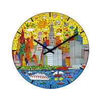 WANDUHR James Rizzi My New York City Sunset, Porzellan, Bunt, 31 cm - Multicolor, Keramik (31/5/31cm) - Goebel