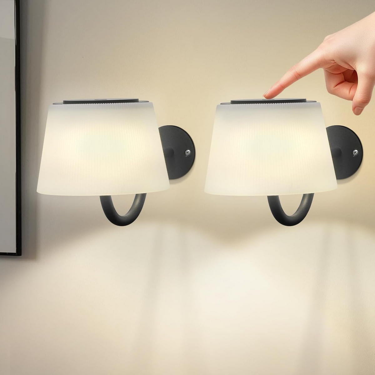 LED-WANDLEUCHTE Luminating 18/13/13 cm - Schwarz, Metall (13/13/18cm) - ZMH