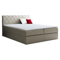 BOXBETT Paros - Hellbraun, Holz (180/200cm) - MIRJAN24