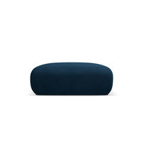 POUF Molino aus strukturiertem Stoff königsblau - Blau, Textil (100/36/100cm) - Micadoni