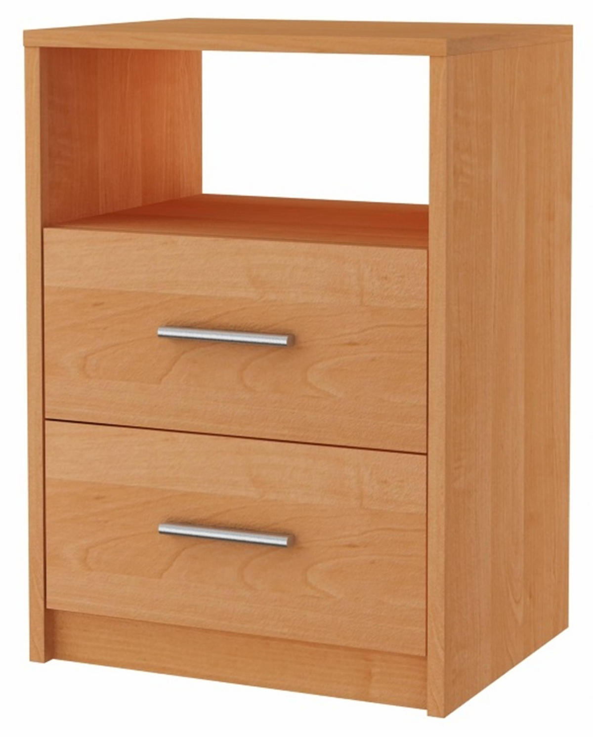 NACHTTISCH 2SO Erle 40/35/58,5 cm klassische Optik - Erlefarben, Holzwerkstoff (40/58.5/35cm) - Matkam Möbel