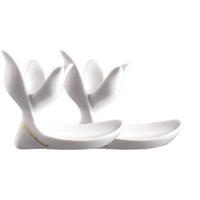EIERBECHER Set 2 tlg. weiss - Multicolor/Weiß, Keramik (7/9/12cm) - Luigi Colani Porzellan