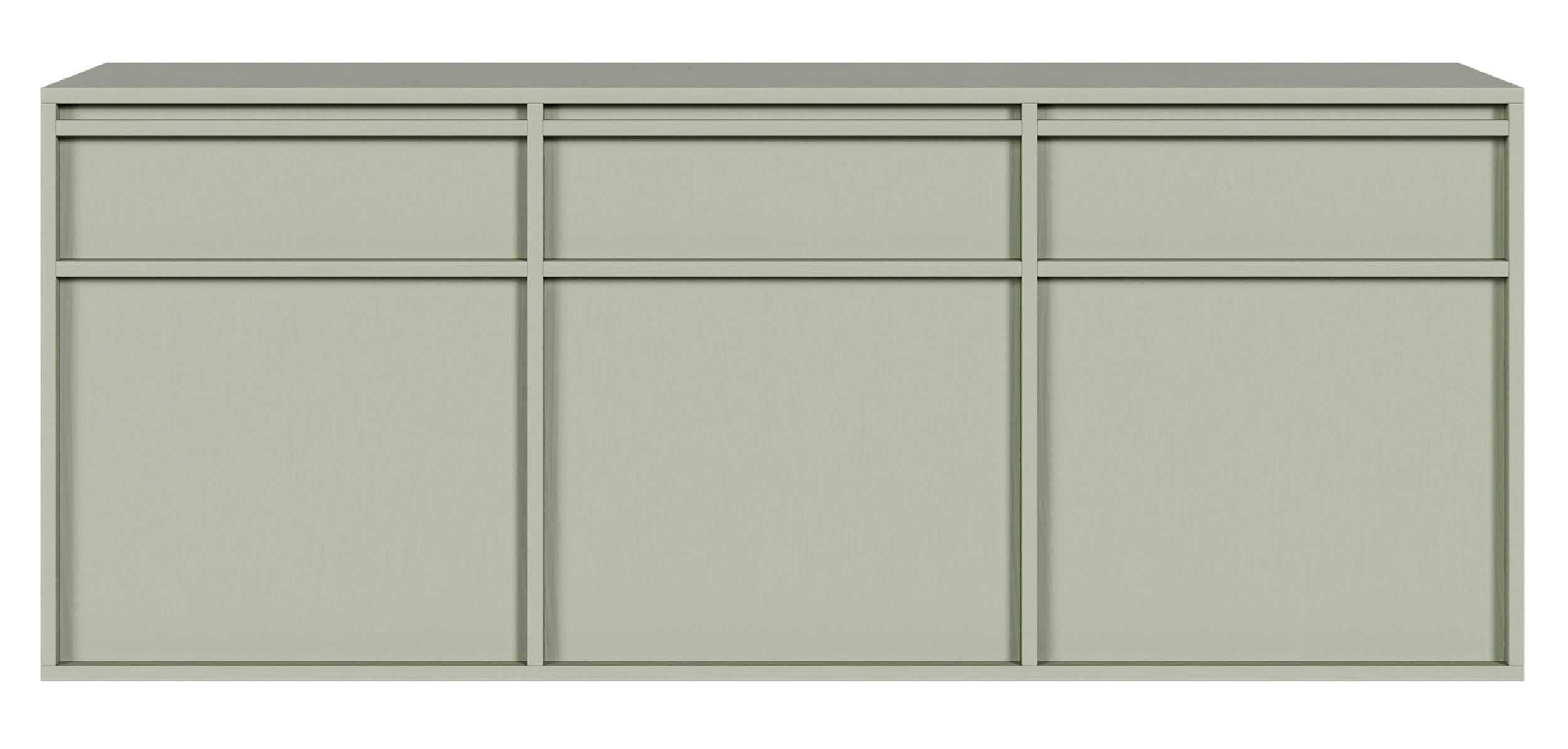 SIDEBOARD Evo Salbeigrün 154 cm - Salbeigrün, Holzwerkstoff (154/61.6/39cm) - Selsey