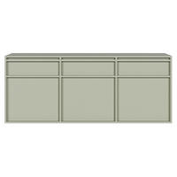 SIDEBOARD Evo Salbeigrün 154 cm - Salbeigrün, Holzwerkstoff (154/61.6/39cm) - Selsey