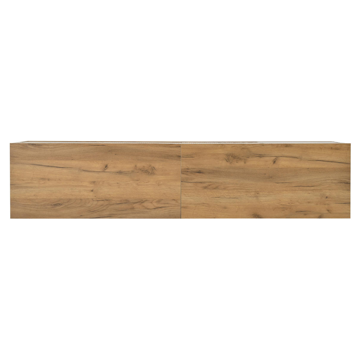 LOWBOARD 180/40/50 cm Natur/Schwarz aus Spanplatte mit 4 Schränken - Naturfarben, Holzwerkstoff (40/50/180cm) - OKMYHOME