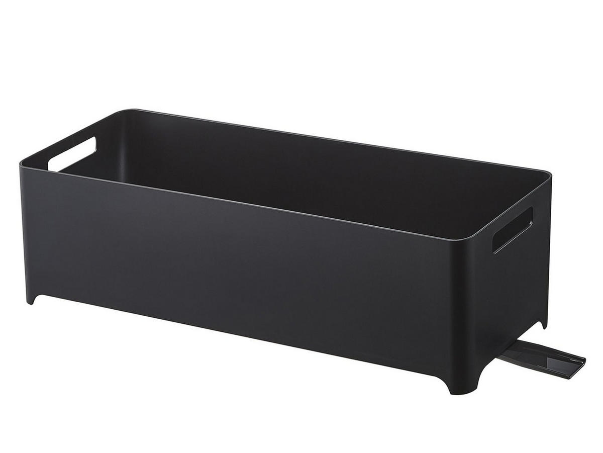 GESCHIRR-ABTROPFGESTELL Tower schwarz 55/16/16 cm schmal - Schwarz, Kunststoff (16/16/55cm) - Yamazaki