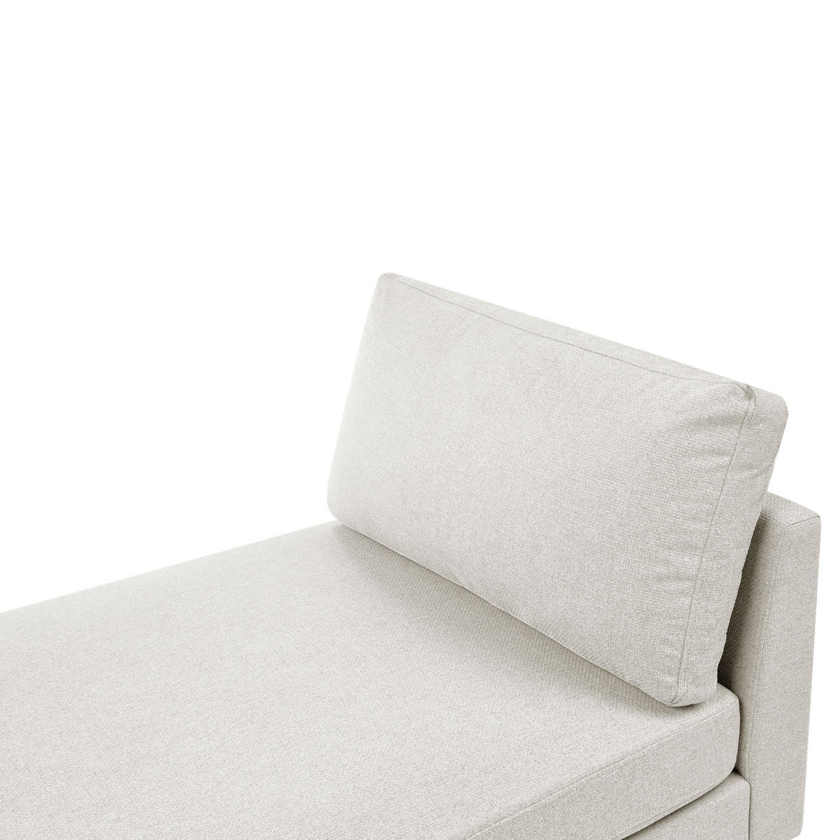 ČALOUNĚNÉ LEHÁTKO CHAISE LONGUE Látka Světle béžové Archiane - černá/béžová, textil (170/60/85cm) - Beliani