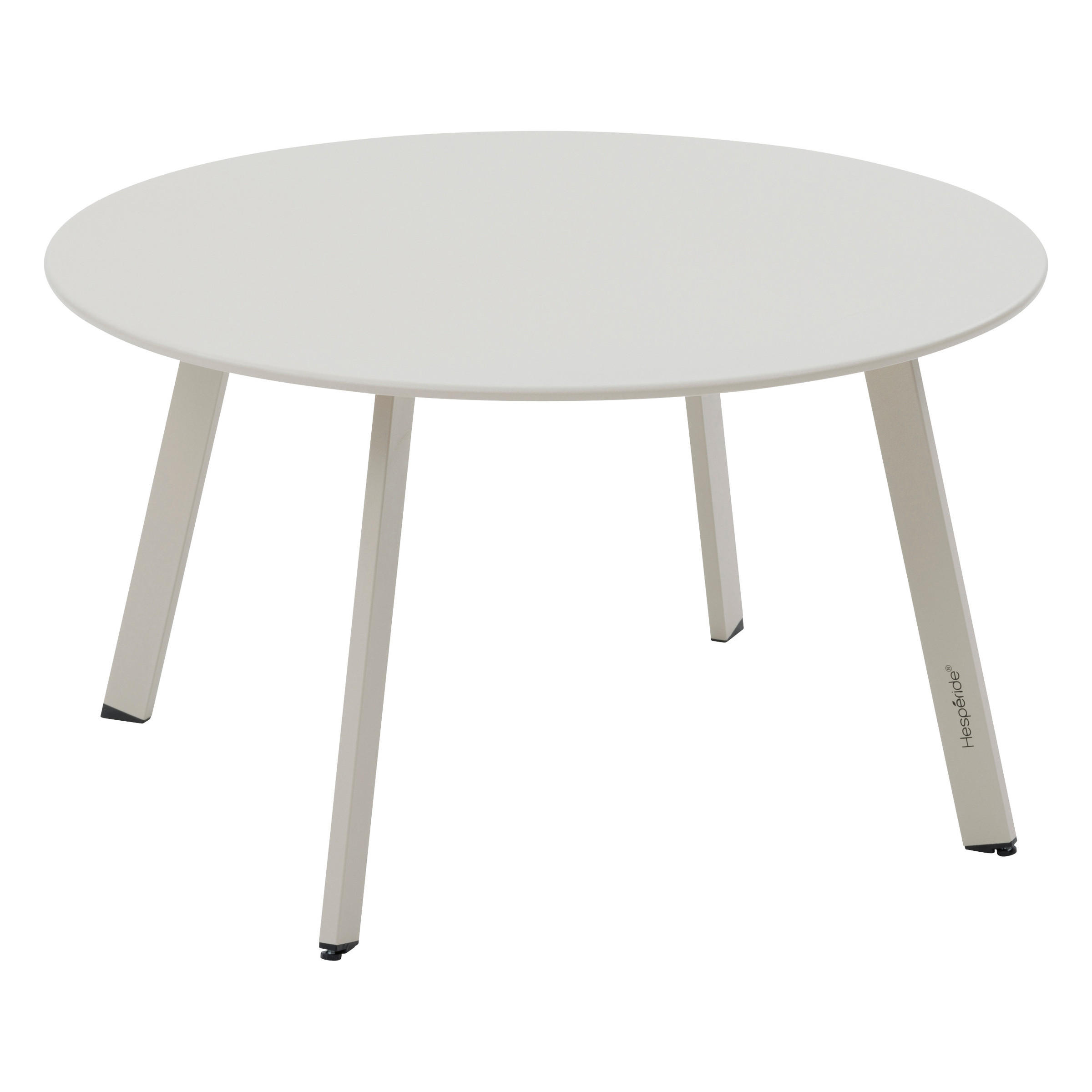 GARTENTISCH Metall Saona Ø 70 cm - Creme, Metall (70/70/40cm)
