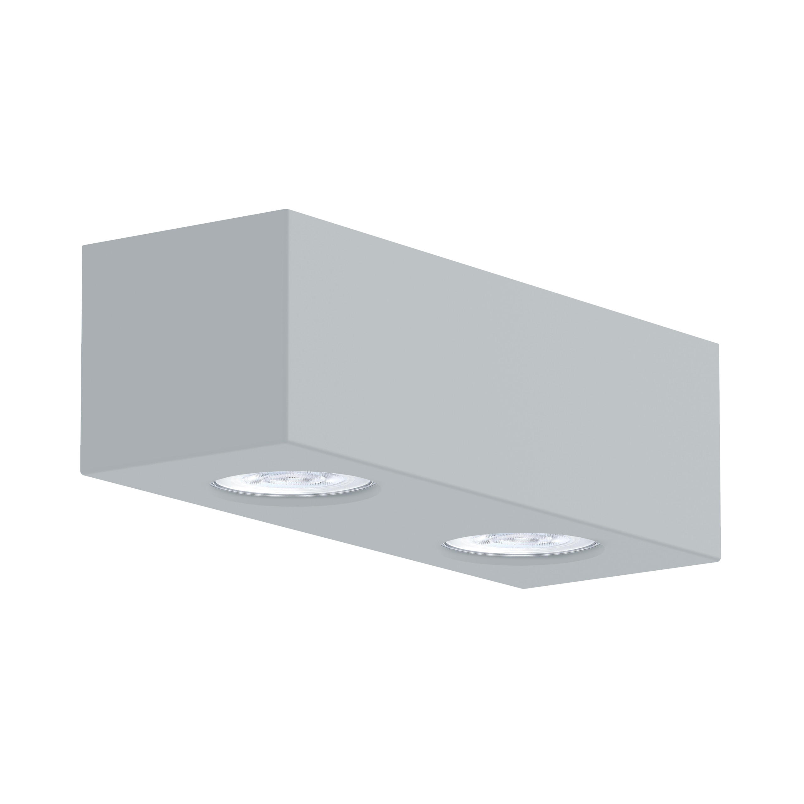 Lumicom Deckenleuchte Grau 25x7x10 cm