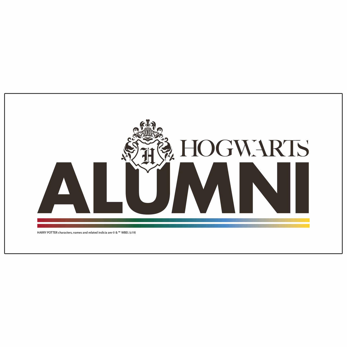 KAFFEEBECHER Harry Potter Hogwarts Alumni Weiß 320 ml - Weiß, Keramik (0.32L) - United Labels